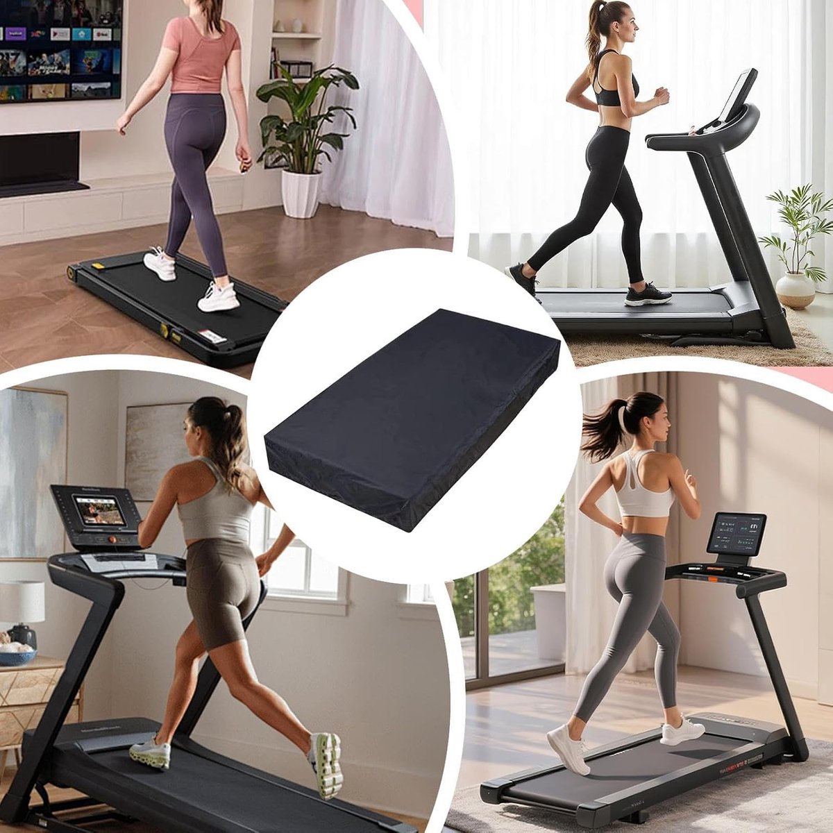 Loopbandhoes - Afdekhoes Fitnessapparaten - Apparatuur Beschermen - Waterdicht Oxford Materiaal - 140 x 71 x 15 cm - Meerkleurig