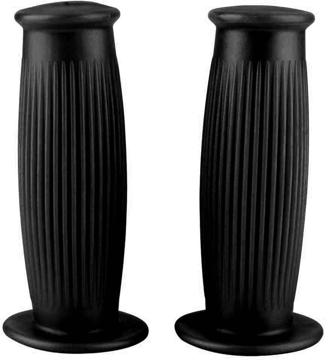 Motorfietsgrepen 1 inch 25/28 mm handgreep, antislip vintage rubber voor universele motoren, comfortabele grip en duurzame kwaliteit