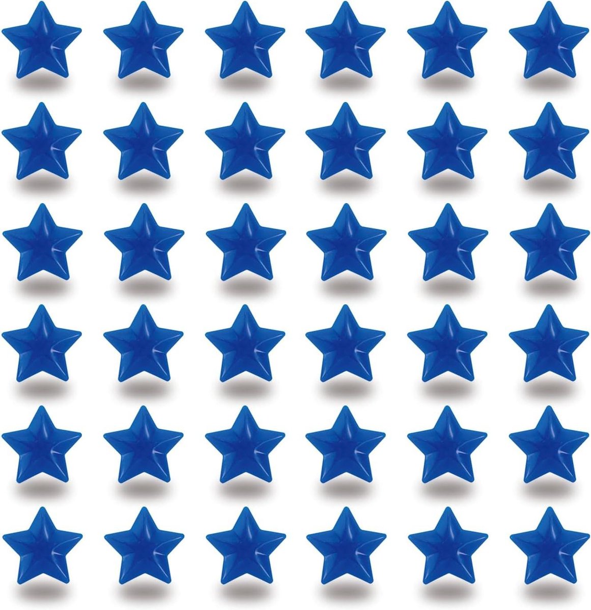 Fietsspaakkralen - Spaakdecoratie Kinderfiets - Fiets Versieren - Pentagram Stijl - Middel - Blauw