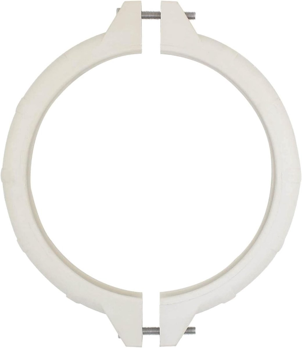 Klemring Multipoort Ventiel - Wit - OD200mm ID160mm - Voor Zwembadpomp en Zandfilterpomp - Geschikt voor Zwembaden