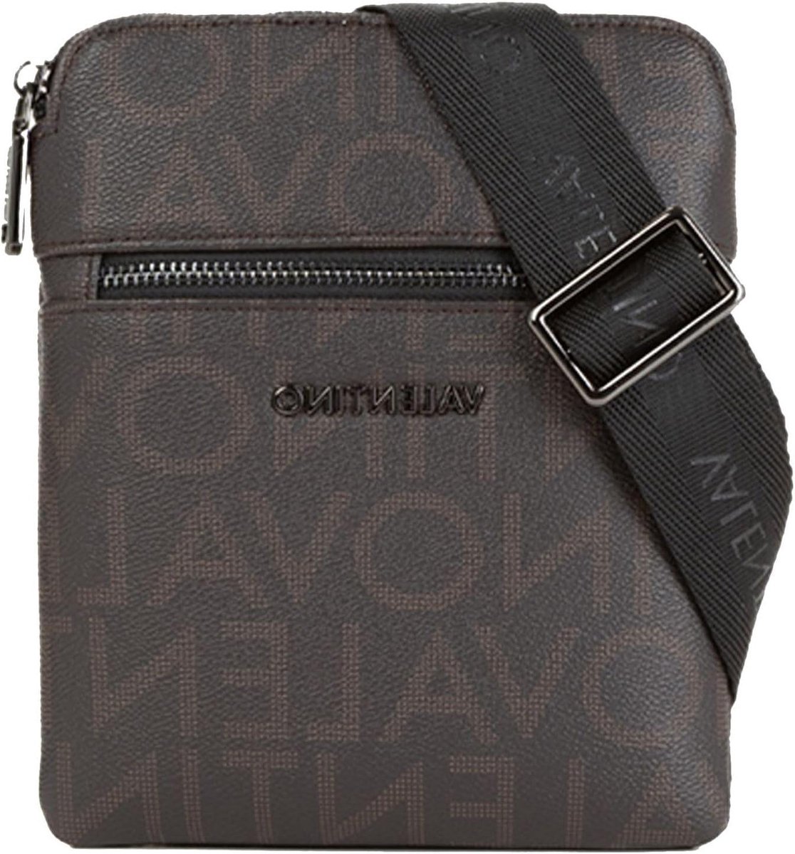 Schoudertas King - Crossbody tas - Dagelijks gebruik - Verstelbare band - 15x17x15 cm - Donkerbruin