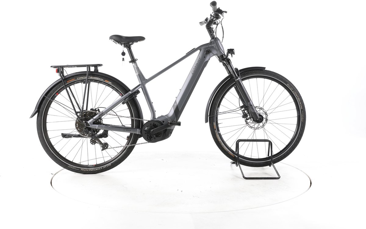 Conway Cairon T 3.0 Elektrische trekkingfiets Bosch Accu 750Wh 28" 2023 grijs
