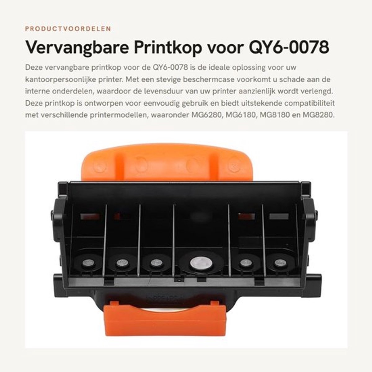 Printkop met Beschermhoes - Vervangbare Printkop - Hoge Compatibiliteit - Duidelijke Afdrukken - Duurzaam - Eenvoudige Installatie - Printerkop
