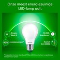 Energiezuinige Philips LED-lamp, A-label, 50.000 branduren, koelwit 4000K.