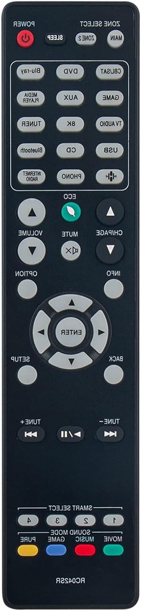 Vervangende Afstandsbediening - Universele Bediening - Home Cinema Bediening - Infrarood Connectiviteit - 6 x 10 x 09 cm - Zwart