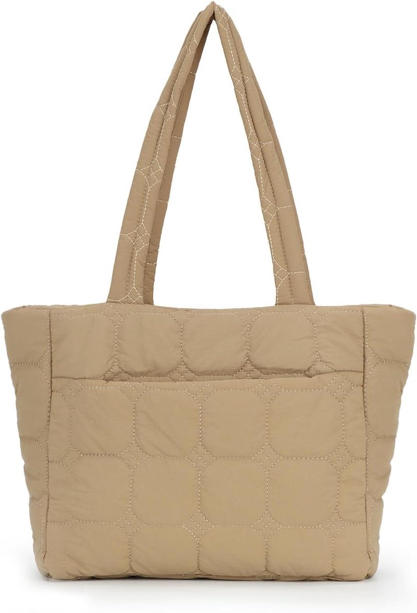 Dames Tote Bag - Schoudertas Puffer - Dagelijks Gebruik - Lichtgewicht Gevoerd - 29.9 x 23.5 cm - Niet gespecificeerd