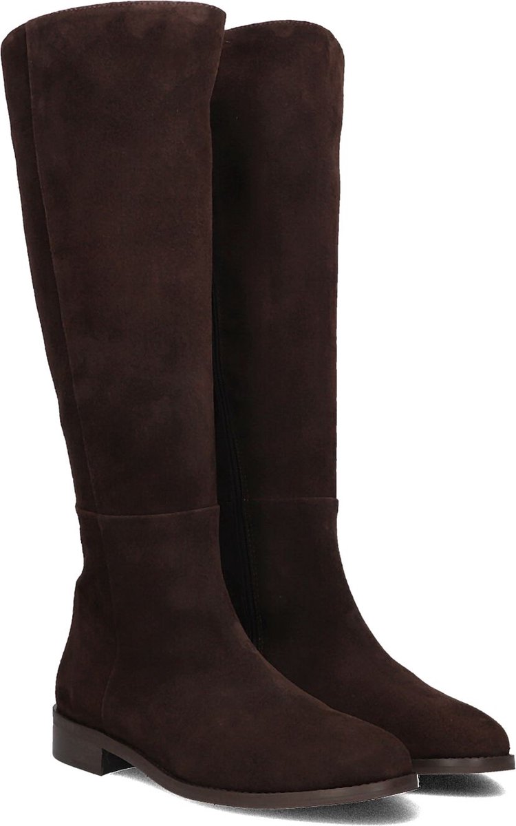 Notre-V 3496 Laarzen - Suède - Dames - Bruin - Maat 41