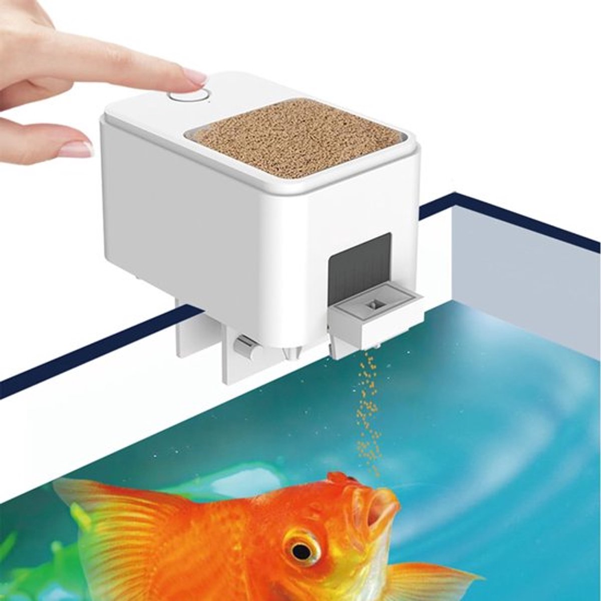 Automatische Fish Feeder WiFi - Tijdinstelling - 100ml Capaciteit