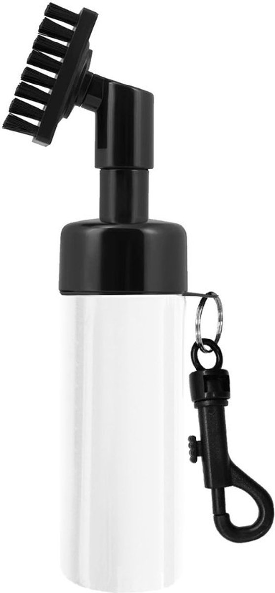 Golfclub Schoonmaakborstel met Watersproeisysteem - Nylon Borstelharen - Intrekbare Clip - 120ml Capaciteit - 20 x 5 x 5 cm - Lichtgewicht - Golfclubreiniger