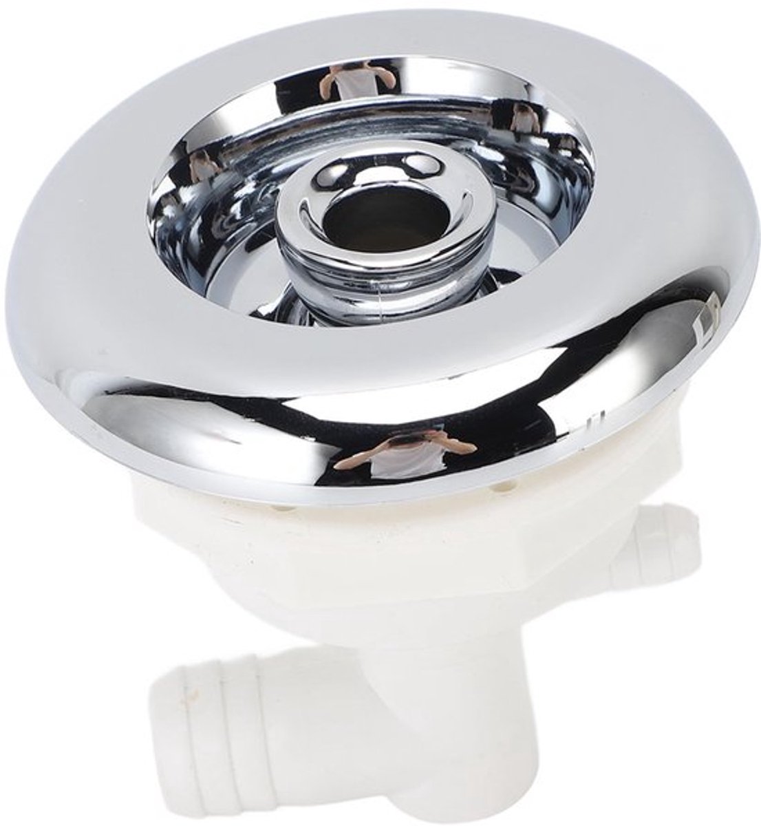Spa Jet - Verbeterde Waterrecreatie - Massage Mondstuk - Roestvrij Staal - Geschikt voor Spa/Hydrotherapiepool - Afmetingen 100 x 98 mm - Badjet