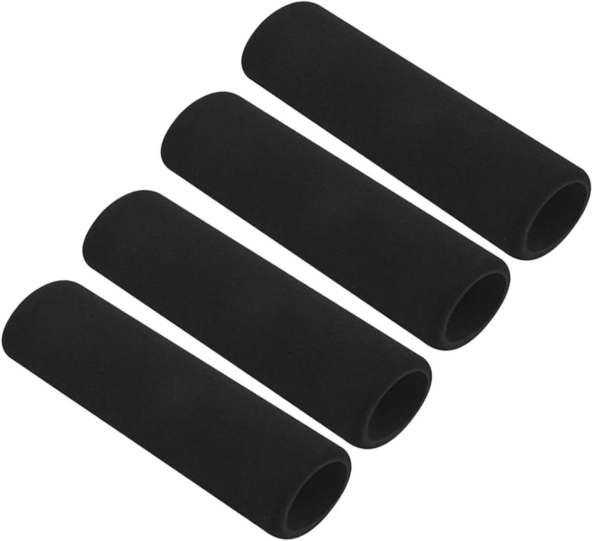 Spons Handvatten - Stuurbekleding Motor - Comfortabel Rijden - Schokabsorberend Ontwerp - 12CM - Zwart