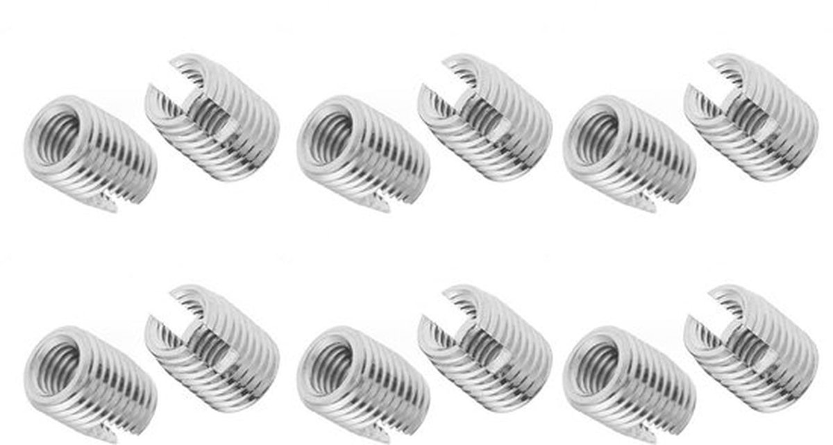 Autofilettende Schroeven - Roestvrij Staal SUS303 - M8 x 15mm - Schroefdraadinzetstukken - Verbeterde Betrouwbaarheid - Slijtvastheid Verhoogd