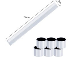 Reflecterende Snap Bands voor Veiligheid, Verstelbare Slap Armbanden voor Fietsen, Hardlopen en Joggen, Lichtgewicht en Hoog Reflecterend