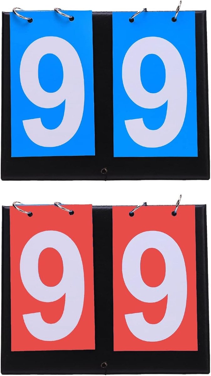 Twee stuks displaybord, draagbaar en multifunctioneel, ideaal voor sportuitslagen en evenementen