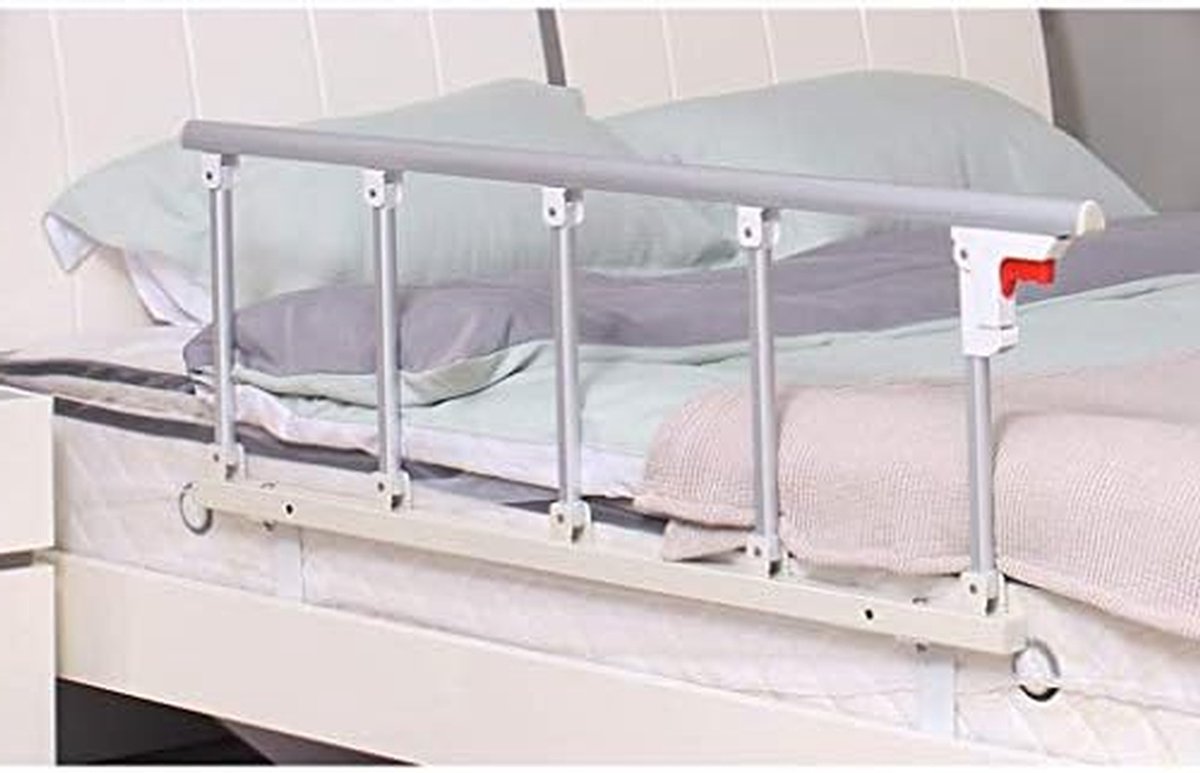 Opvouwbaar bedhekje - Bedbeugel assistentie - Veilig slapen - Inklapbare knop - 120x40CM - Metaal