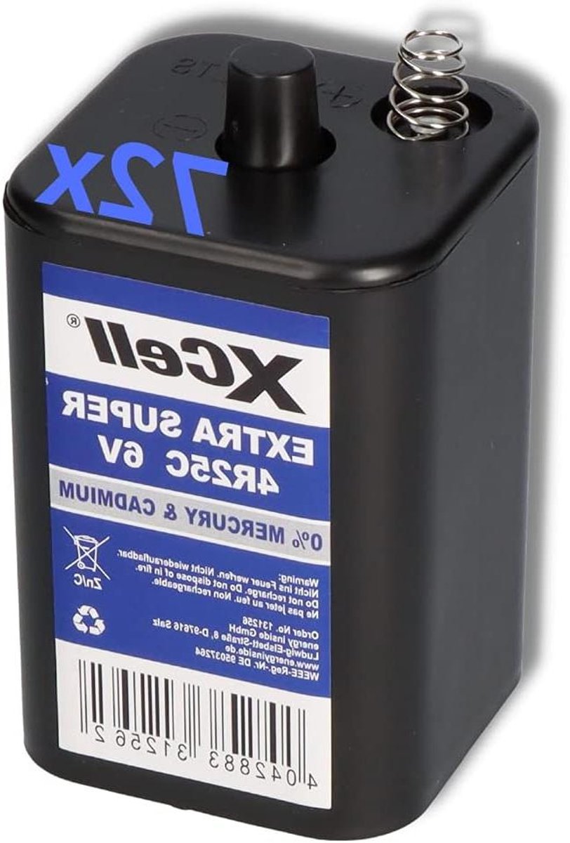 Batterij Set - Lantaarn Batterij - Bouwplaats Verlichting - Hoge Capaciteit - 6 Stuks 9500mAh - Niet Van Toepassing