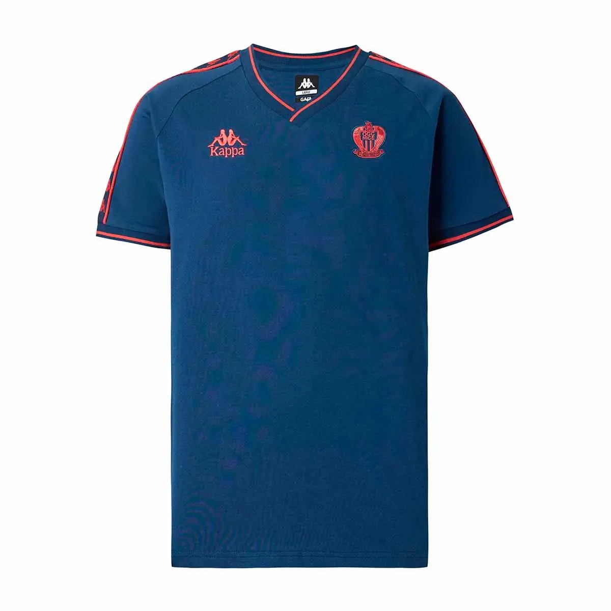 OGC Nice shirt Areivi 2025/26 Diepzeeblauw-koraaloranje