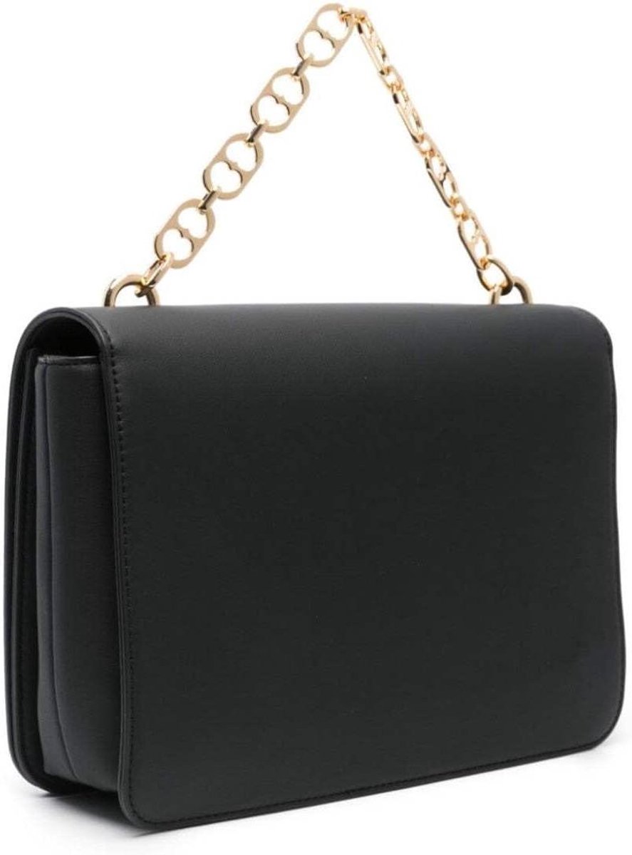 Crossbody Tas - Schoudertas Dames - Dagelijks Gebruik - Gemaakt van Polyurethaan - 26 x 18 x 8 cm - Zwart