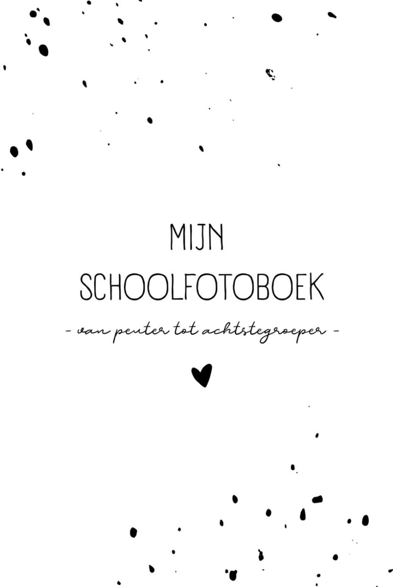 Schoolfotoboek basisschool - Hardcover - 20 x 25 cm - Duurzaam Papier - Voor Kinderen van Peuter tot Achtste Groep
