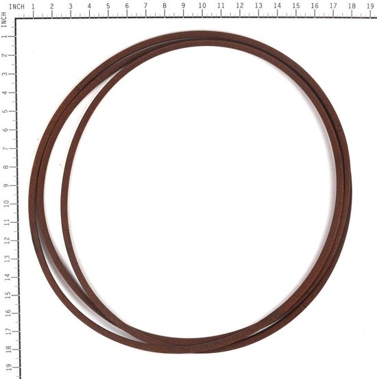Maaierdek Riem - Vervangende riem - Gazononderhoud - Exacte OEM specificaties - 50 inch - Zwart — afbeelding 3