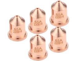 Plasma Torch Nozzle 65A Set van 5 voor Plasma Snijmachines, Geschikt voor HRT HRTs MRT, Hoogwaardige Prestaties en Duurzaamheid