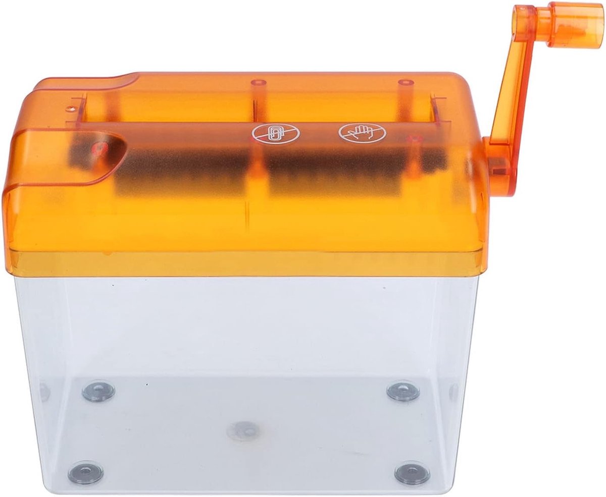 Handmatige Mini Papierversnipperaar, Draagbare Snijtool voor Thuis en Kantoor, Efficiënte Papierverwerking met Handcrank en Compact Ontwerp
