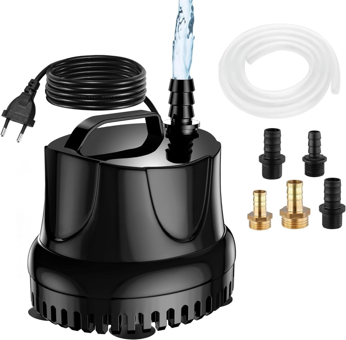 Kamerfontein - Zwart - 1500 l/u - Mini Dompelbare Waterpomp - Voor Aquarium en Tuinfontein