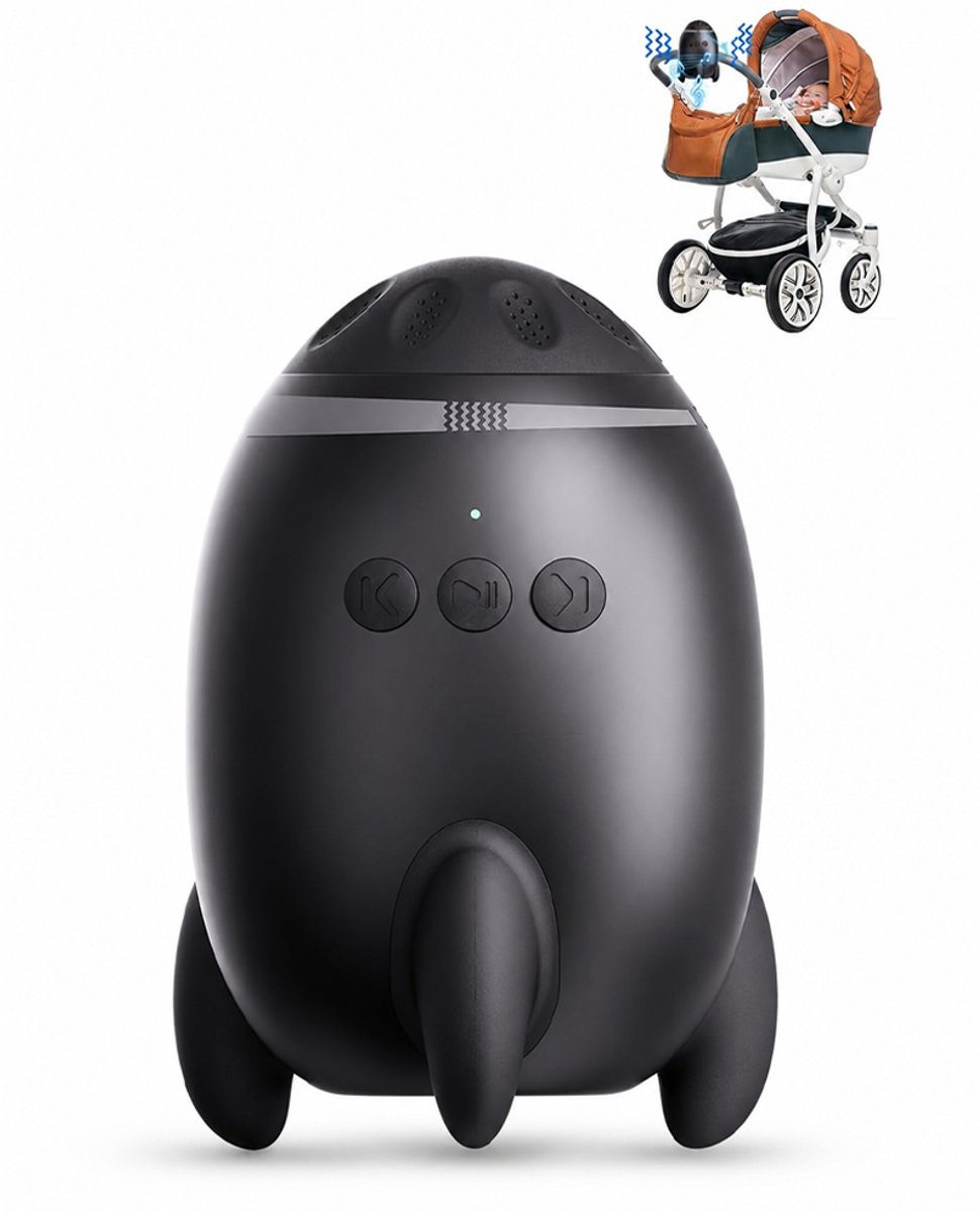 YQLAFT baby rocker - rocker baby - baby rocker voor kinderwagen - rocker kinderwagen - Oplaadbaar - zwart