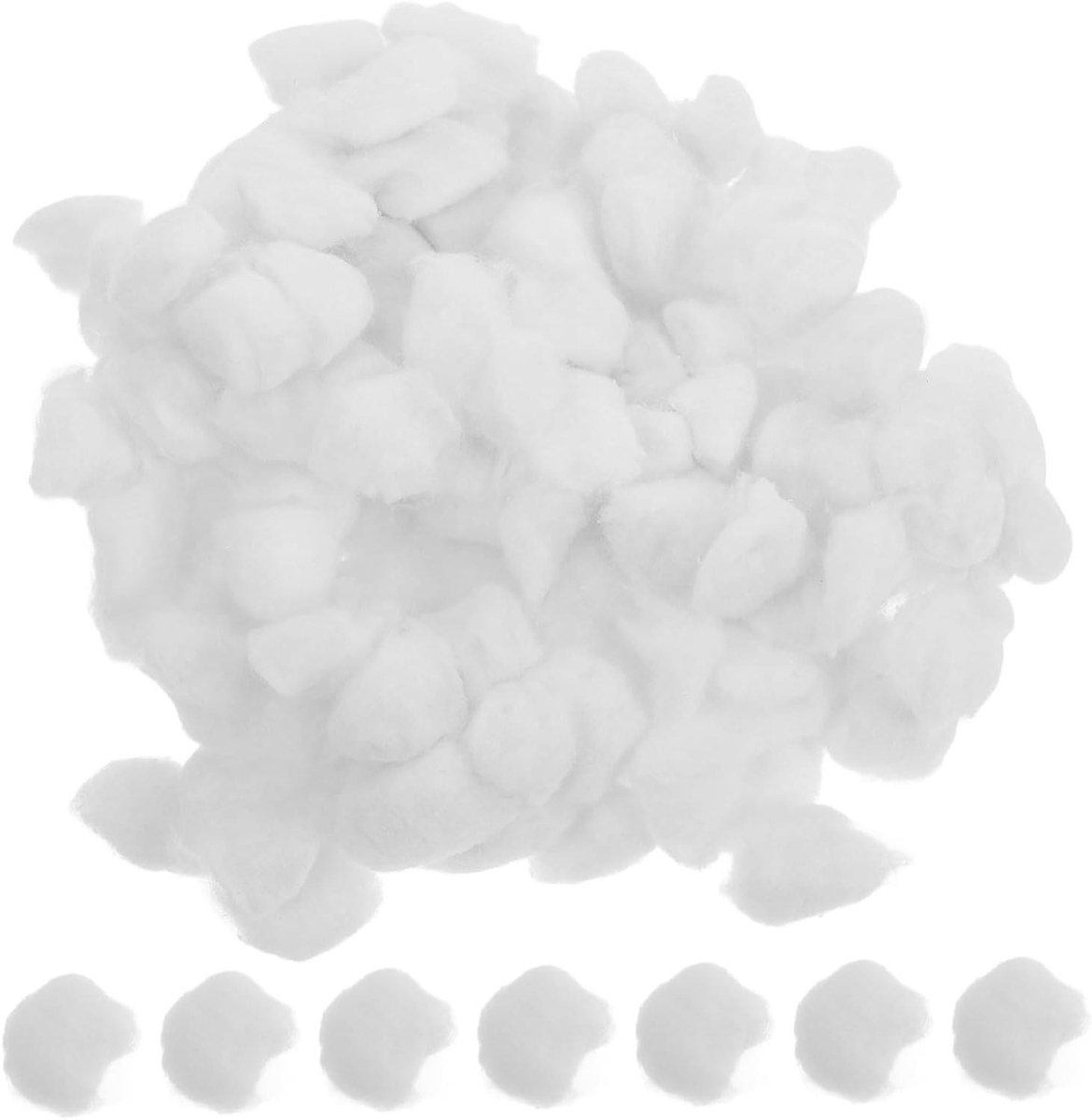 Zachte Wattenstaafjes - Make-up Watjes - Nagelgel Verwijderen - Draagbaar Mini Formaat - 100 Stuks - Wit