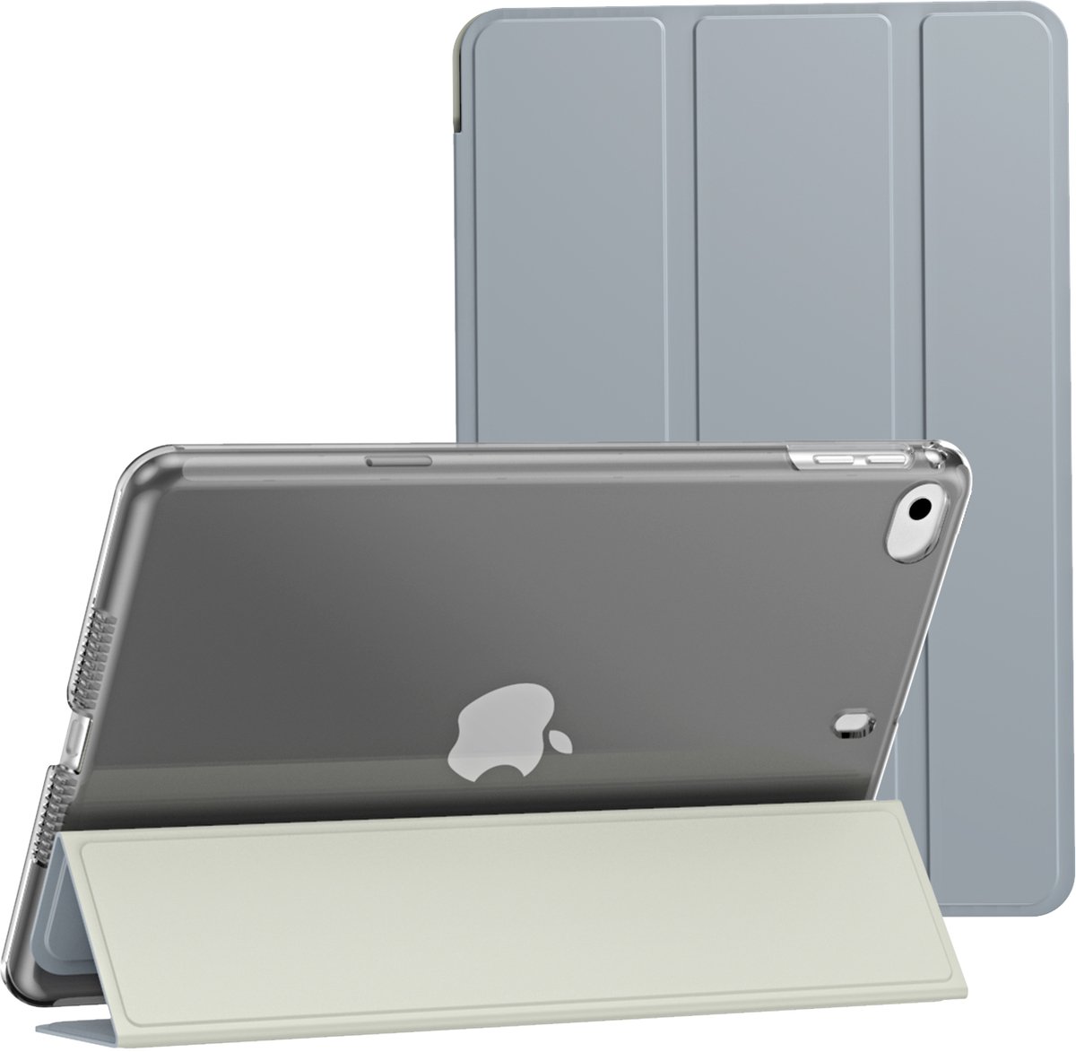 IYUPP Tablet Hoes Geschikt voor iPad Mini 5 (2019) / iPad Mini 4 (2015) Hoesje - Grijs
