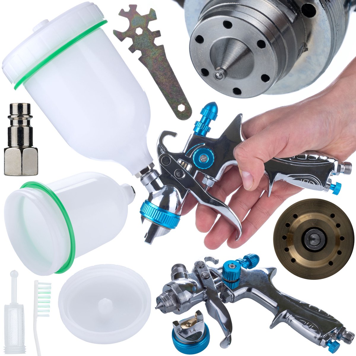 Rosfix Spuitpistool SPRINT HP - Hoge Druk, 1,4mm Spuitmond - 600ml, 1/4" Aansluiting