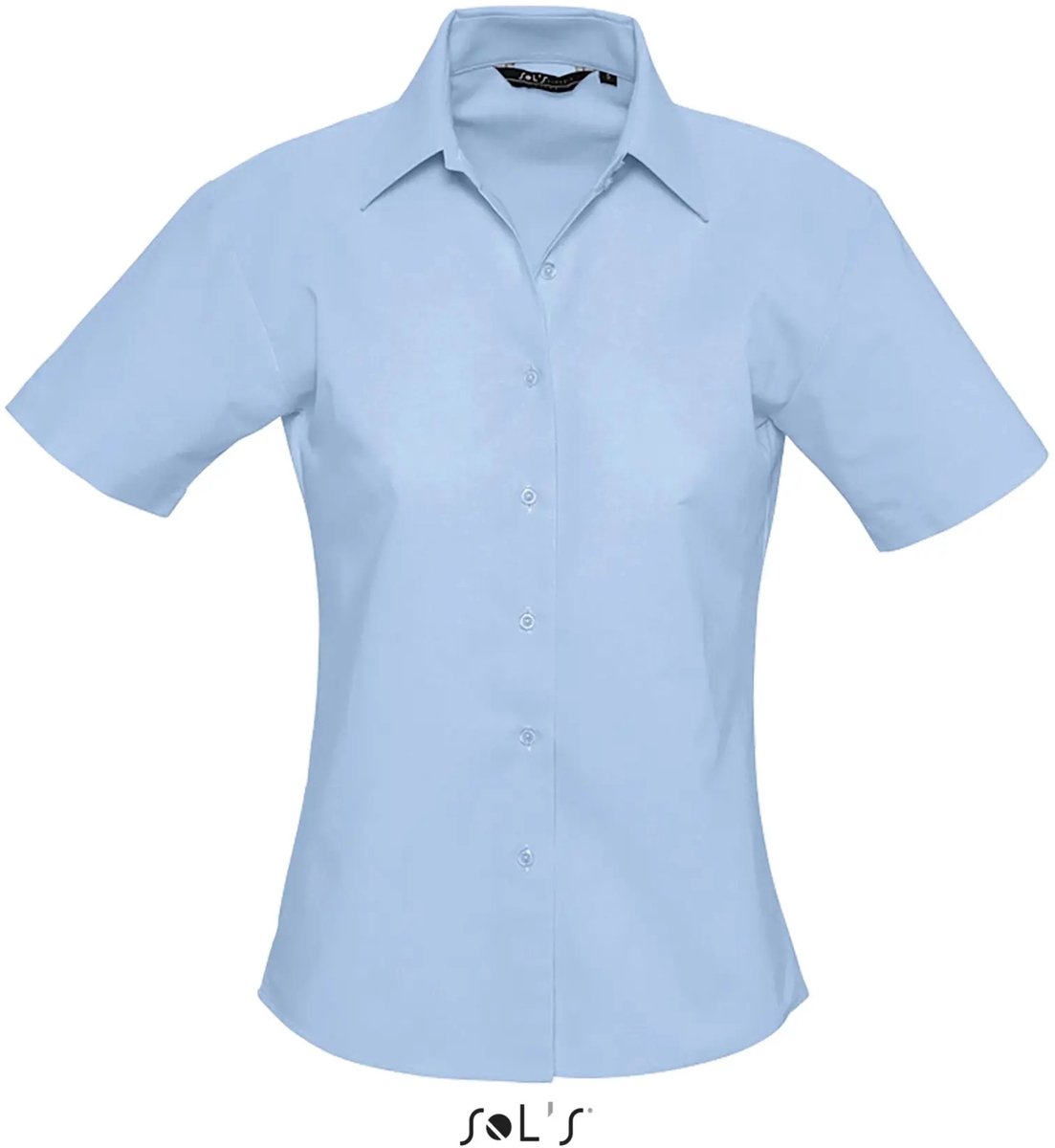 SOL'S Women´s Oxford-Blouse Elite Short Sleeve L610 - sky blue - S
