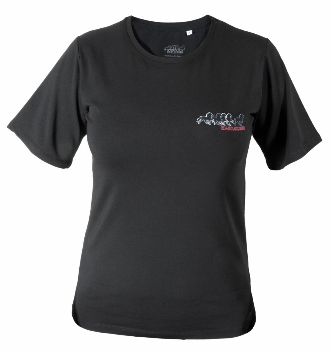 Dames-T-shirt Karlslund Hafnir Zwart
