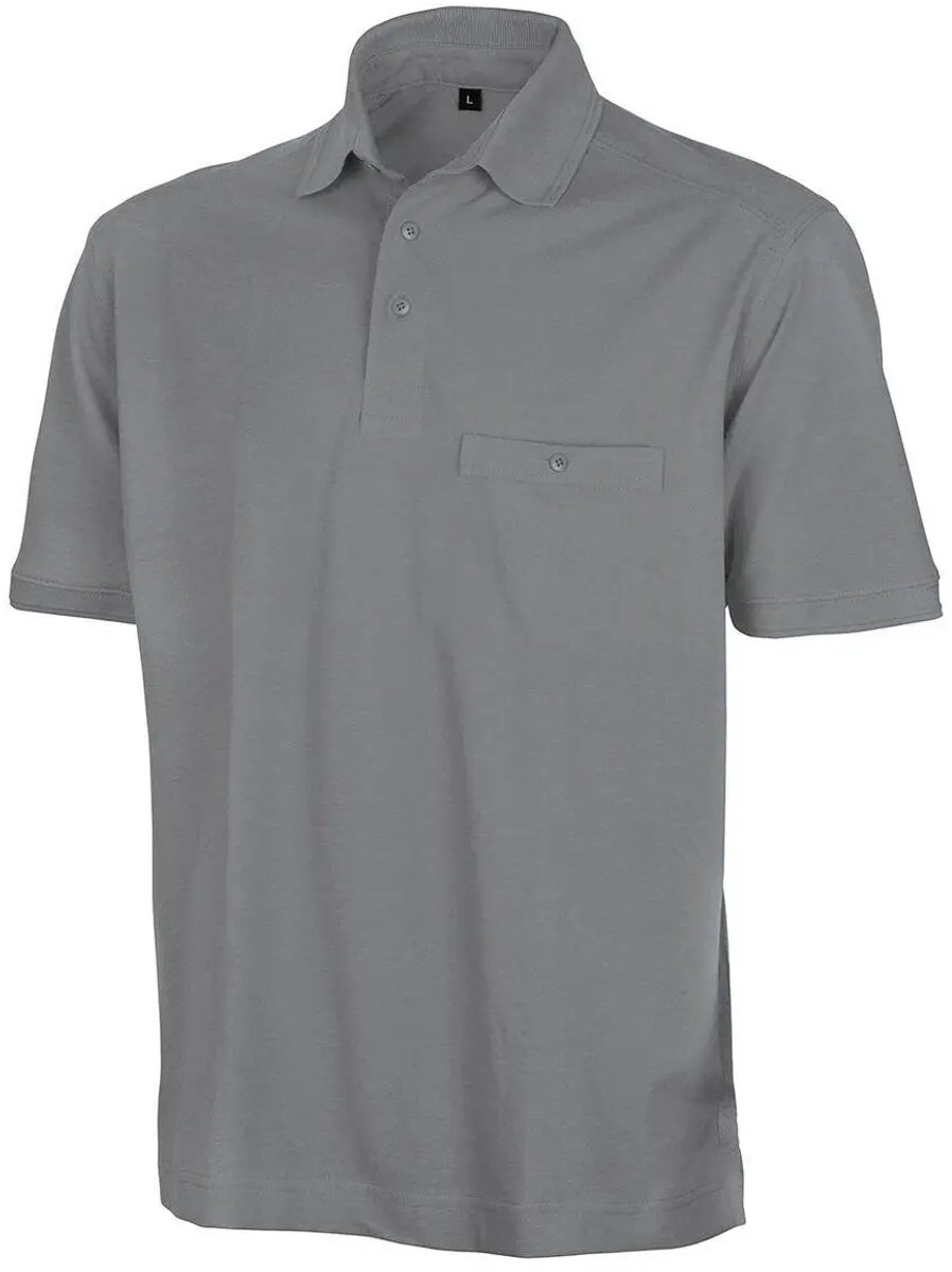 Result Apex Pocket Polo Shirt RT312 - Workguard Grey - 4XL