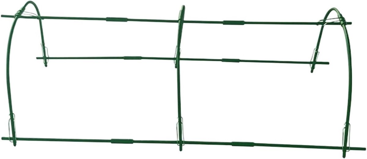 Tuinhoepel Kweektunnel - Kasframe Plantensteun - Planten Beschermen - Roestbestendig Staal - 43 x 28 x 5 cm - A