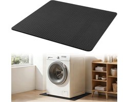 Wasmat – 60x60 cm – Antivibratie – PU – Dubbelzijdig Antislip – Geluiddempend – Voor Wasmachine & Droger