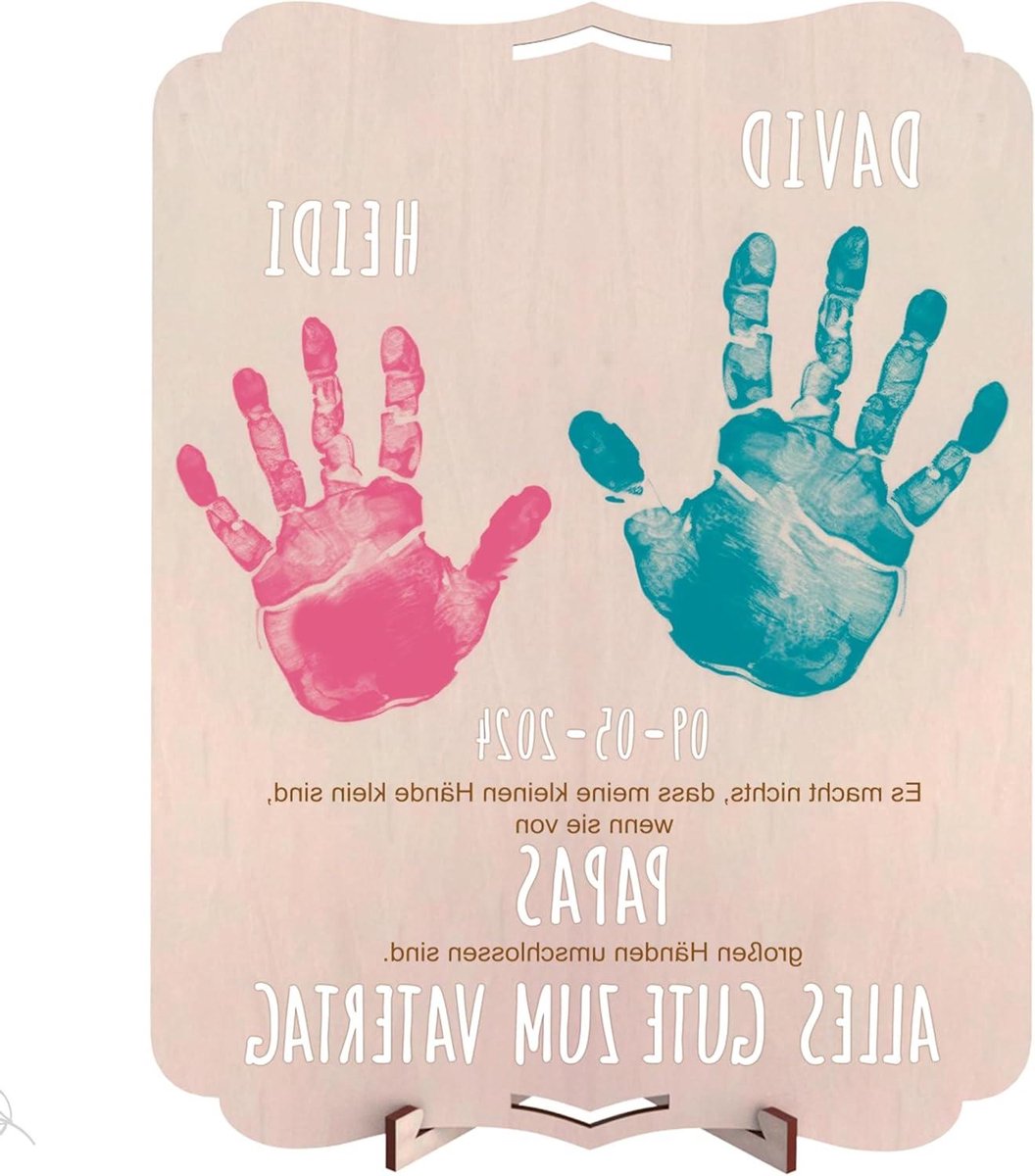 Handen en Voeten Set - Baby Gedenken - Herinneringen Maken - Personaliseerbaar - 30 x 22 cm - Niet gespecificeerd