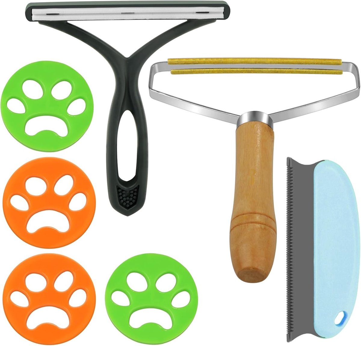 Dierenhaarverwijderaar - Multicolor - Handzaam - Pluisborstel met Geweven Coating - Voor Kleding en Tapijt