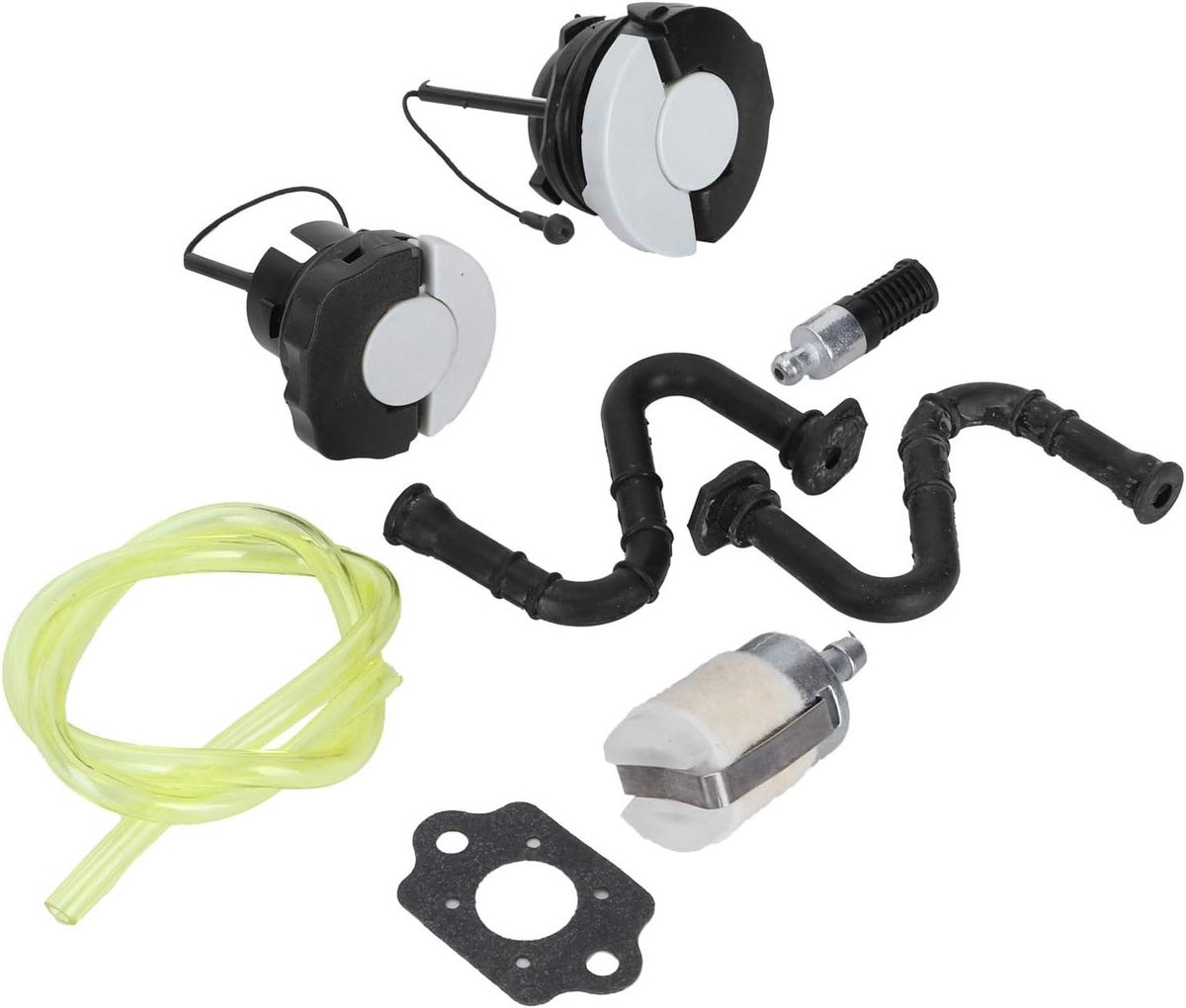 Kettingzaag Onderdelen - Olie Slang Kit - Onderhoud Gereedschap - Directe Vervanging - 8 Delig - Zwart