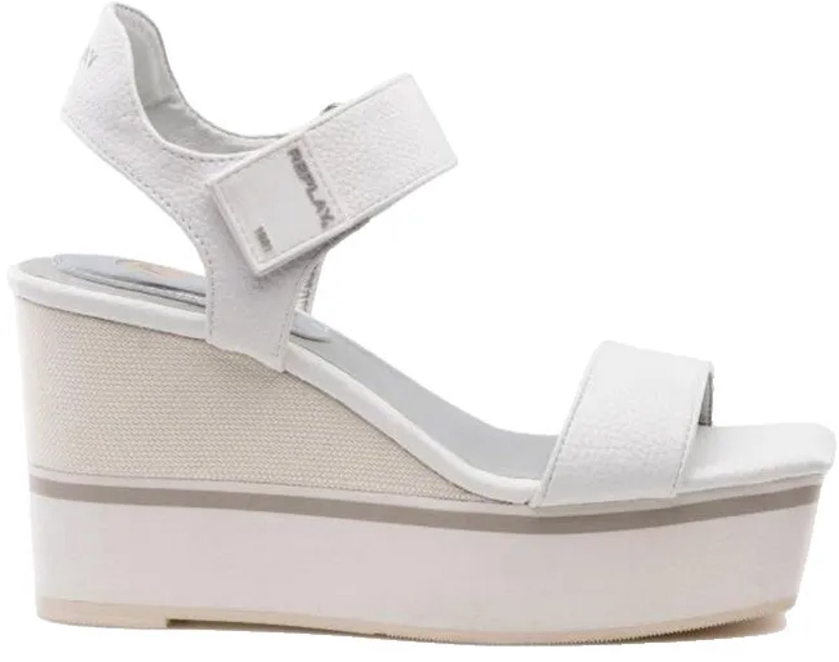 Replay Ginger Sporty Sandalen Wit EU 38 Vrouw