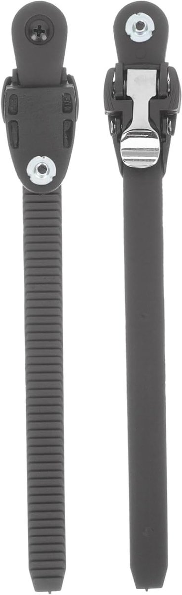 Roller Skate Gespband - Schoenriem Skeelers - Schoenen Vastzetten - Verstelbaar PVC Materiaal - 22.20X2.70X1.50CM - Zwart
