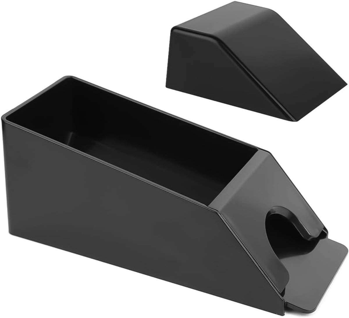 Pokerset - Zwart - 27,5 x 11,5 x 11,8 cm - ABS Blackjack Dealer Shoe met Kaartendispenser - Voor Poker en Blackjack