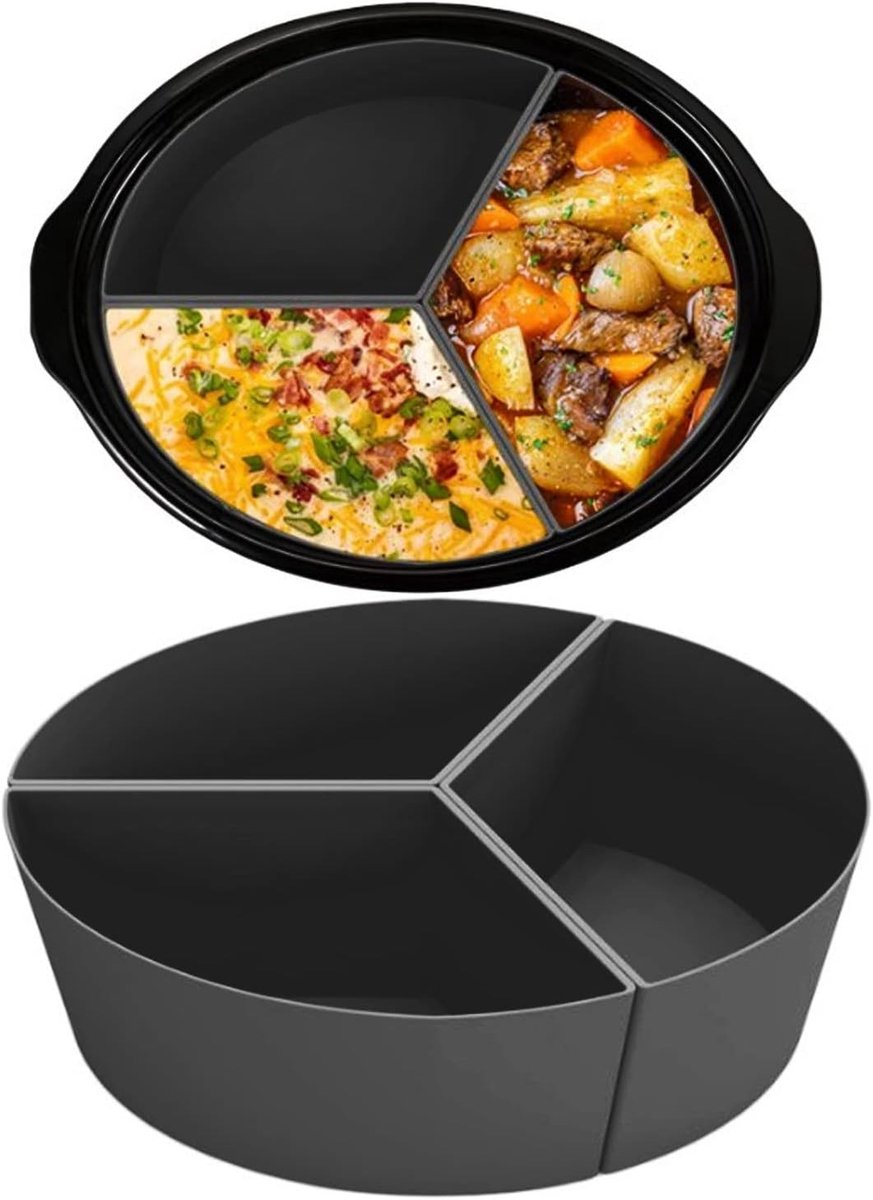 3-in-1 beschermhoezen voor langzaam koken, herbruikbare pannendeksels, 6 liter, ideaal voor koken, reinigen en bewaren van voedsel
