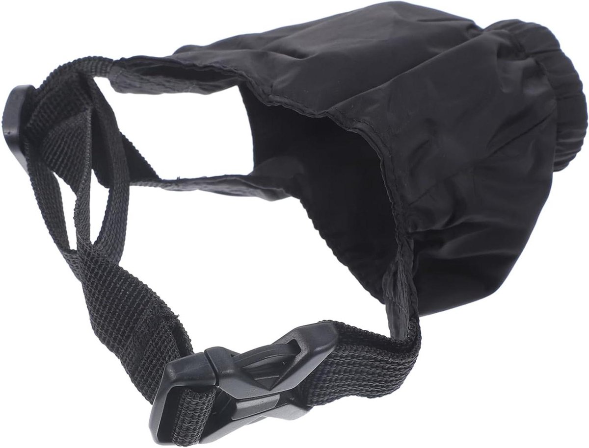Honden Oogmaskers - Honden Blinddoek - Reisziekte Voorkomen - Ademend Nylon - 2 Stuks - Zwart