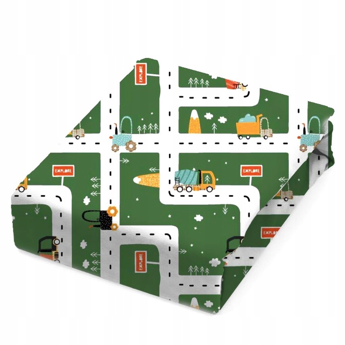 Laken 90x200 cm met elastiek, 100% katoen, anti-allergisch
