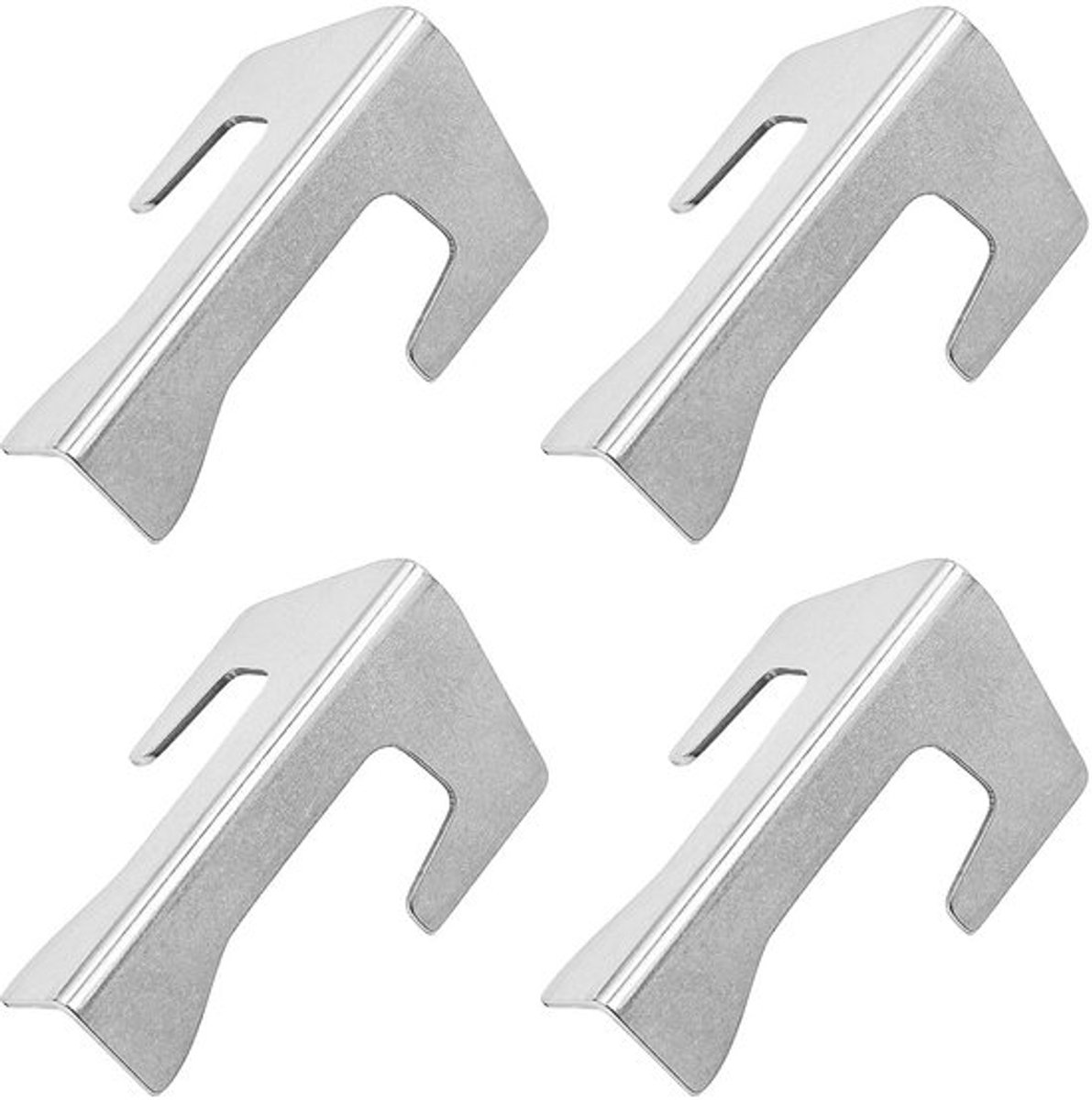 Spacer Roestvrij Staal - 4 Stuks - Grill Beugel - BBQ Plaat - Vuurvat - Outdoor Grill Accessoire - Grillaccessoires