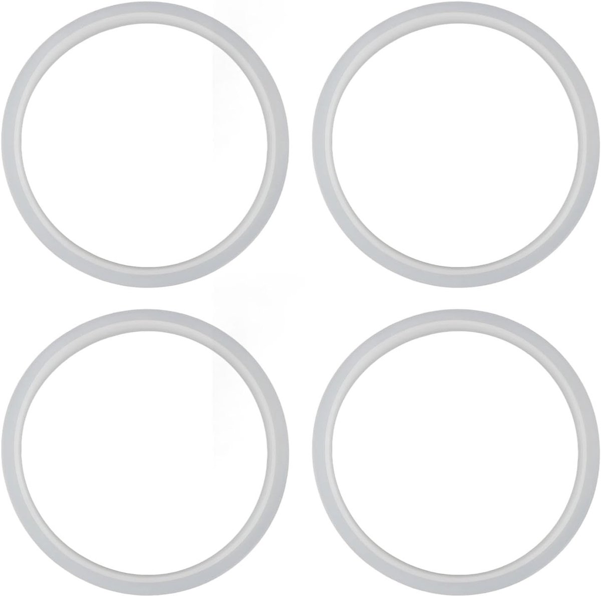 Set van 4 Vervangende Siliconen Dichtingen voor Waterdistilleerders - Hoge Druk, Duurzame Sealing Ringen en Accessoires