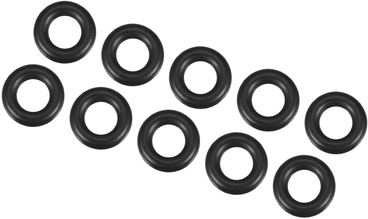 16mm x 8mm x 4mm Nitrile Rubber O-ringen - 10 Stuks Ronde Afdichtingen voor Kraan en Loodgietwerk, Waterdicht en Duurzaam