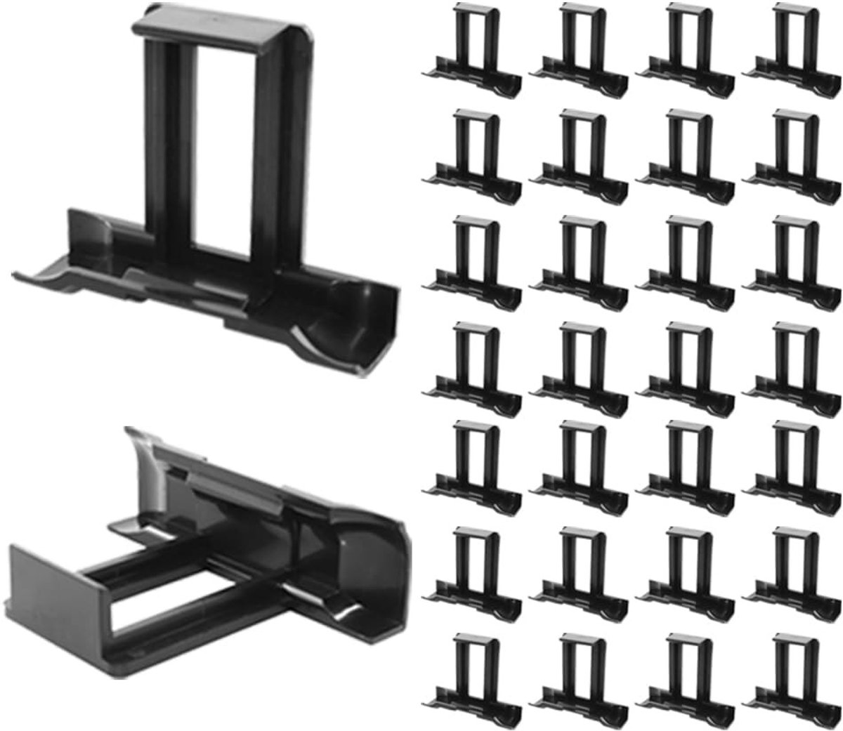 28 Stuks 35mm Waterafvoer Clips voor Zonnepanelen, Reinigingsclips voor PV-modules en Watergeleiding