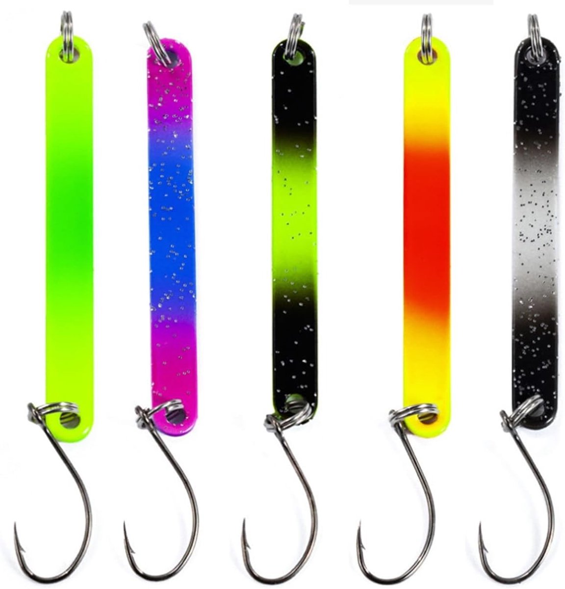 Vissersset voor forel: 5-delige lepelset van 2.5G, ideaal voor forelvissen met deeg en aas
